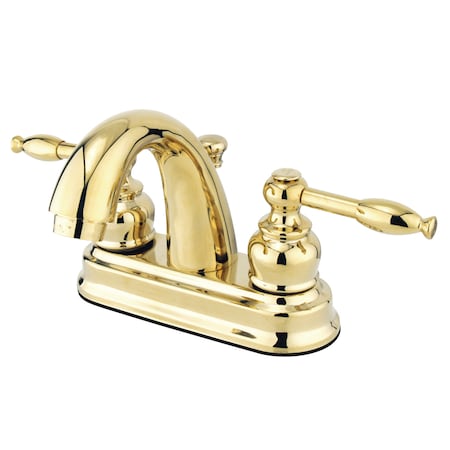 Kingston Brass 4" Centerset Bathroom Faucet, Polished Brass GKB5612KL